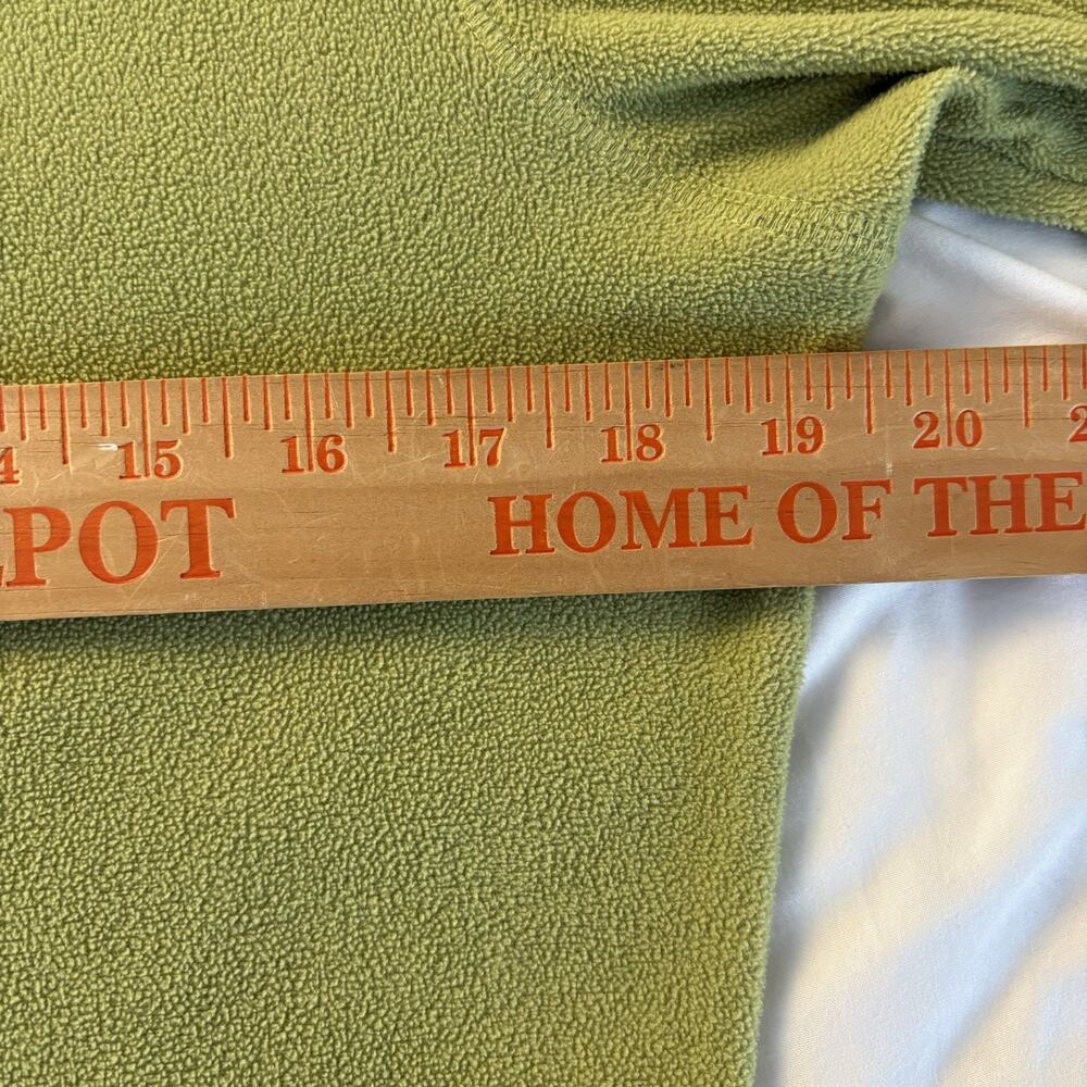Columbia Women's Lime Green Pullover Fleece Turtleneck Size Medium Outdoor - Picture 10 of 13
